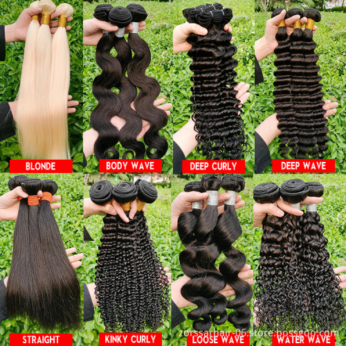 Virgin Cuticle Aligned Natural Hair, Wholesale Virgin Human Hair Bundle Vendor,10A Mink Virgin Brazilian Hair Bundles